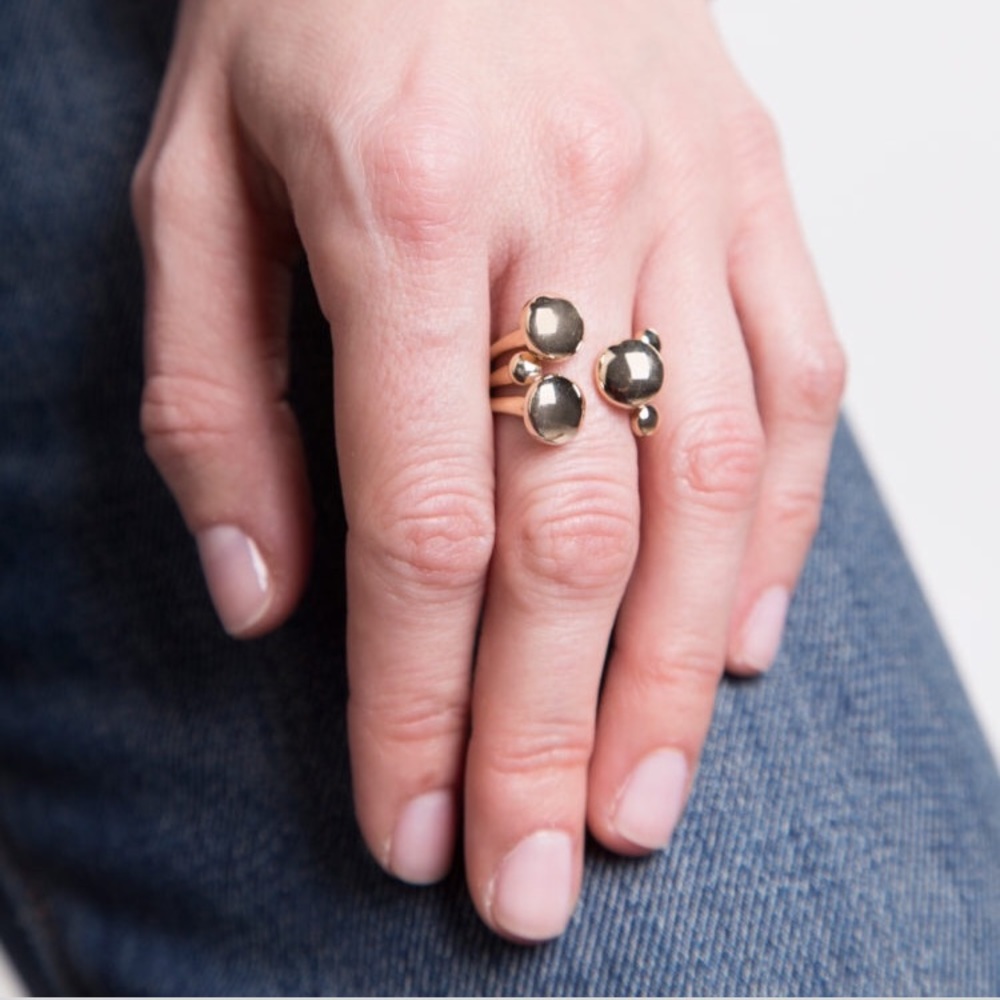 NWT Pamela Love Brass Enoki Ring